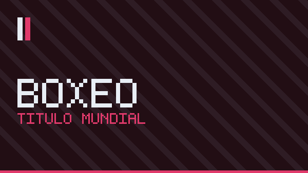 Placa de la sección boxeo